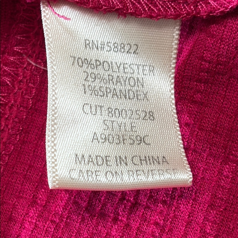 Max studio, Vibrant Pink Tiered Dress - Picture 12 of 14